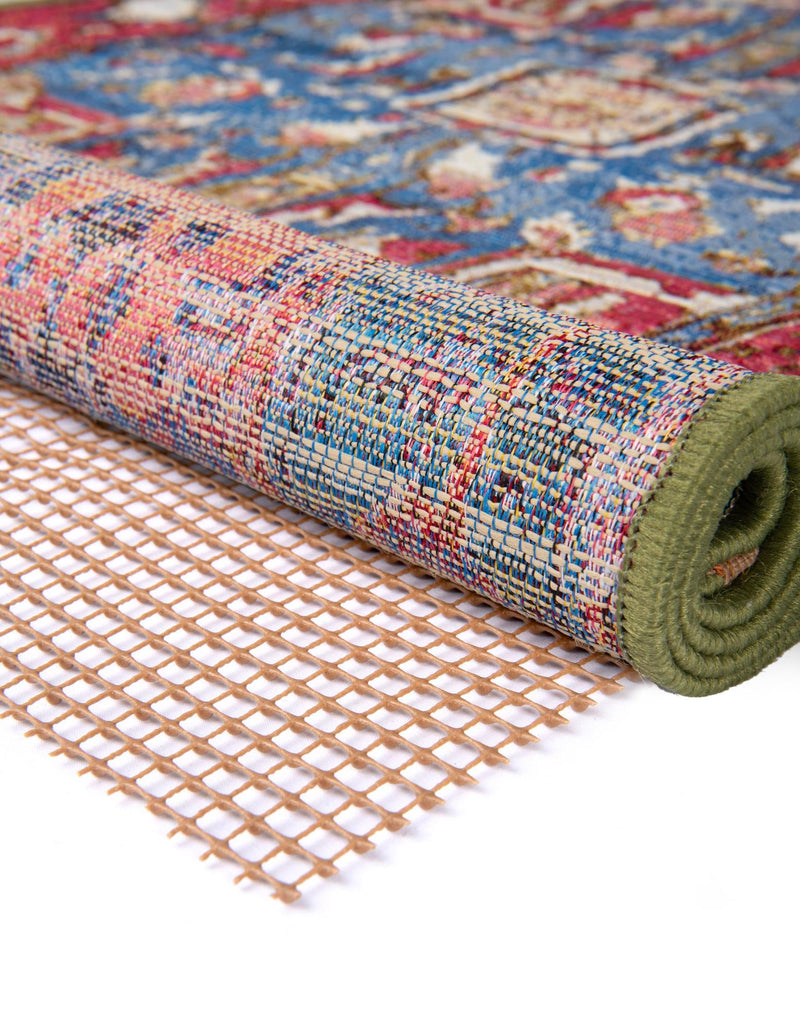Patio Paver Rug Pad Collection Area Rug - Terracotta Rectangle Brown lifestyle 6