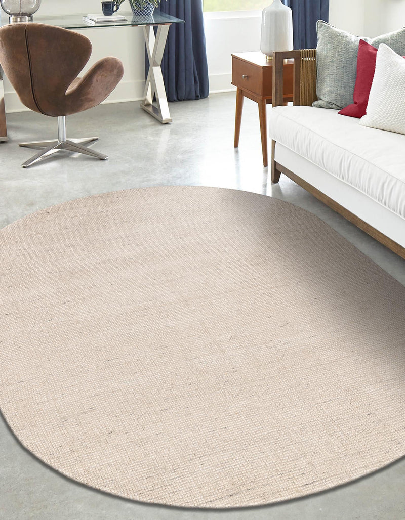 Berkshire Estate Collection Area Rug - Windsor (Vanilla Bean) Oval Vanilla Bean lifestyle 24