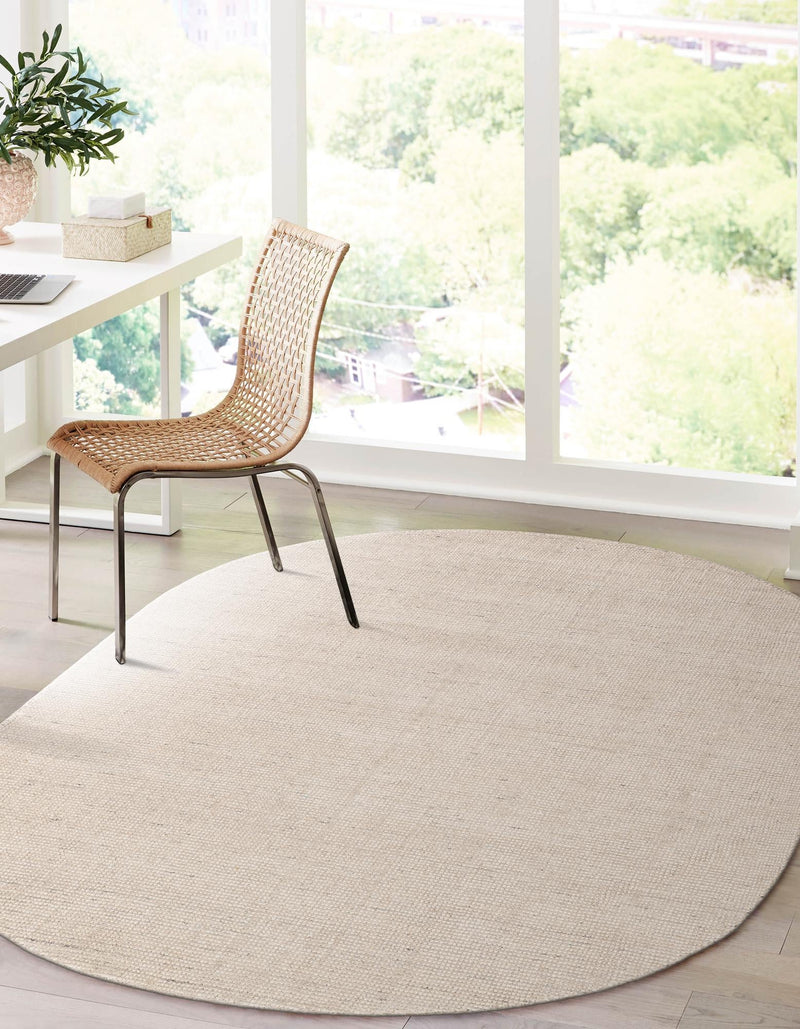 Berkshire Estate Collection Area Rug - Windsor (Vanilla Bean) Oval Vanilla Bean lifestyle 34