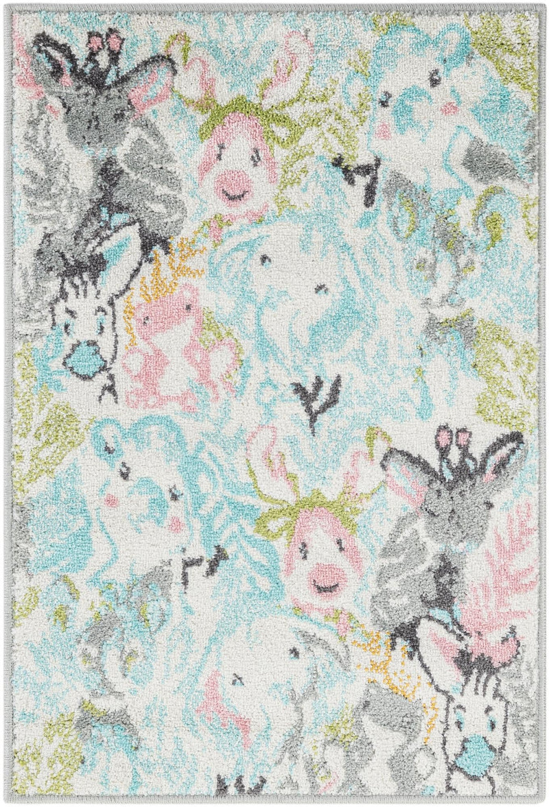 Playful Patterns Collection Area Rug - Splash Rectangle Multi Main