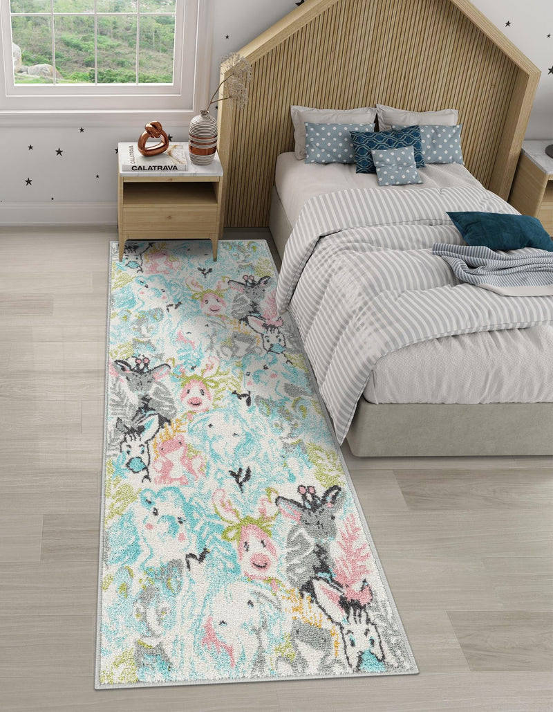 Playful Patterns Collection Area Rug - Splash Runner Multi lifestyle 25