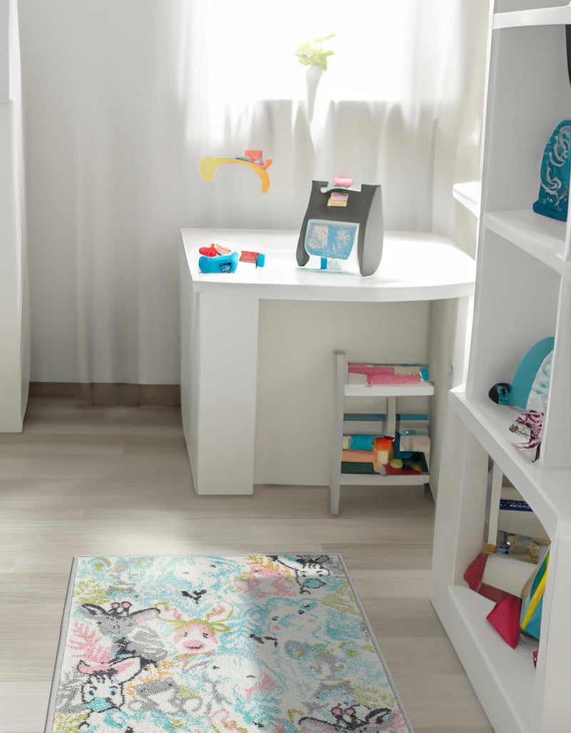 Playful Patterns Collection Area Rug - Splash Runner Multi lifestyle 31