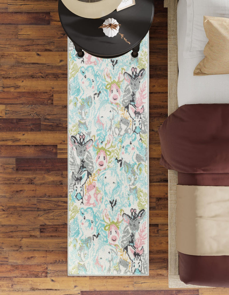 Playful Patterns Collection Area Rug - Splash Runner Multi lifestyle 63