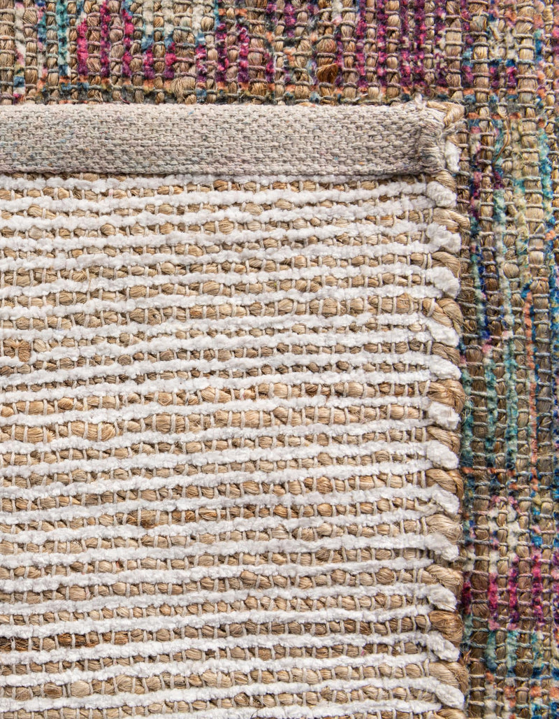 Desert Weave Jute Collection Area Rug - Karoo Rectangle Antique Red and Blue lifestyle 16