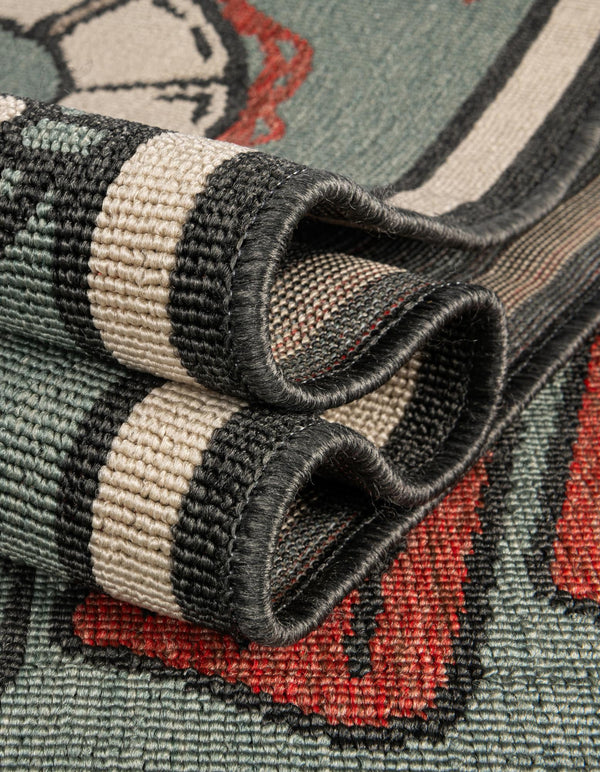 Seaside Haven Rugs Collection Area Rug - Anchorage Rectangle Blue lifestyle 20