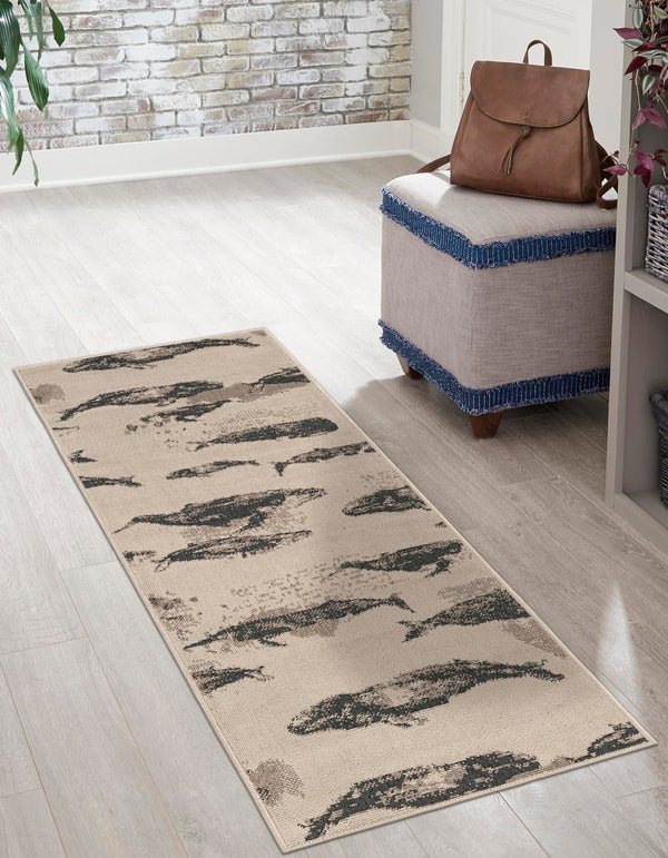 Seaside Haven Rugs Collection Area Rug - Seabreeze Runner Beige lifestyle 34