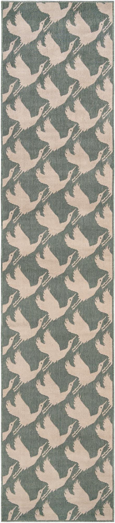 Seaside Haven Rugs Collection Area Rug - Pelican Runner Stone Blue lifestyle 22