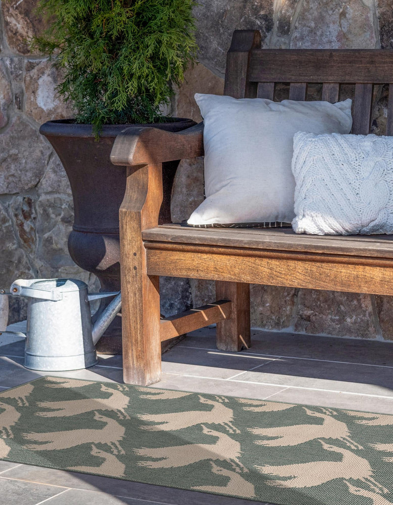 Seaside Haven Rugs Collection Area Rug - Pelican Runner Stone Blue lifestyle 49