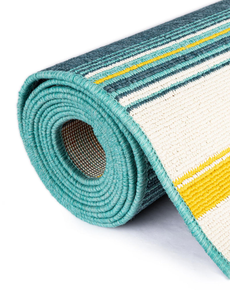 Terrace Fringe Collection Area Rug - Veranda Runner Multi lifestyle 51