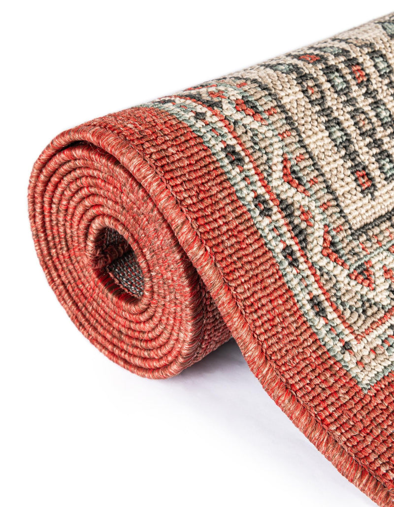 Patio Heritage Collection Area Rug - Veranda Runner Multi lifestyle 51