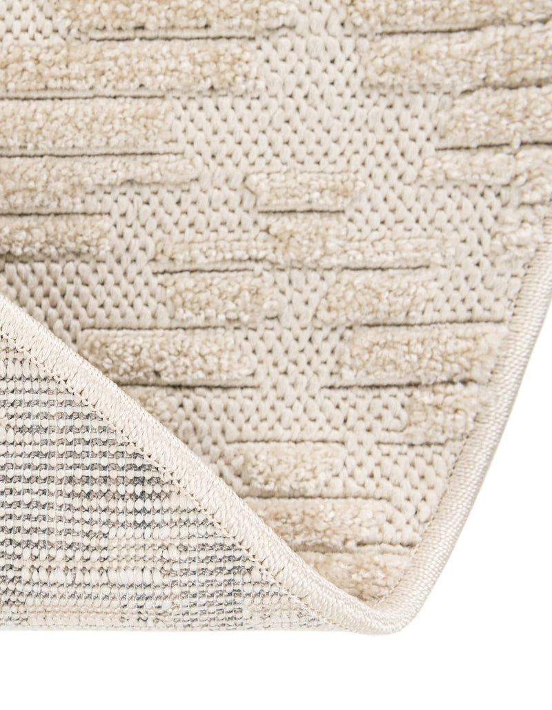 Catalina Cove Outdoor Collection Area Rug - Coronado Round Beige and Ivory lifestyle 118