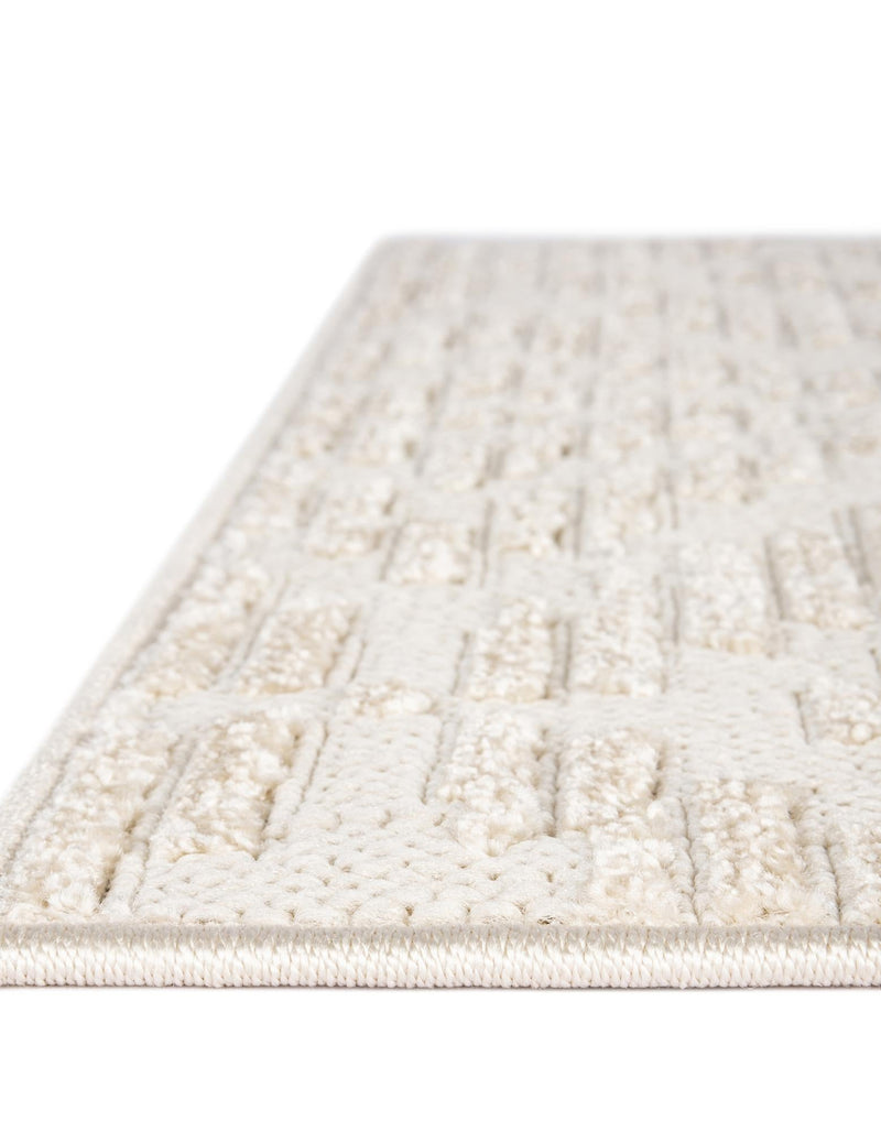 Catalina Cove Outdoor Collection Area Rug - Coronado Rectangle Beige and Ivory lifestyle 27