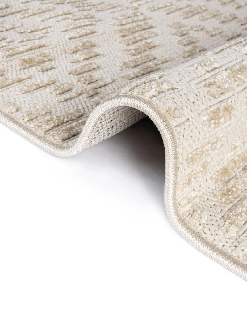 Catalina Cove Outdoor Collection Area Rug - Coronado Rectangle Beige and Ivory lifestyle 33