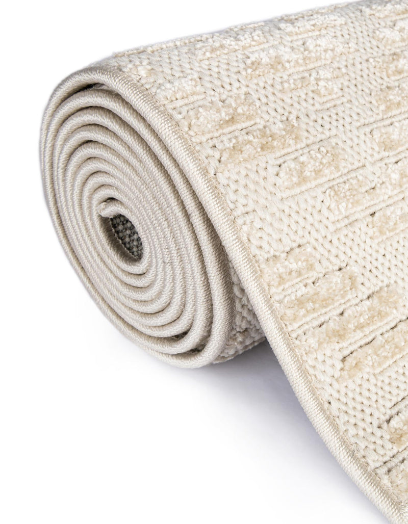 Catalina Cove Outdoor Collection Area Rug - Coronado Rectangle Beige and Ivory lifestyle 37