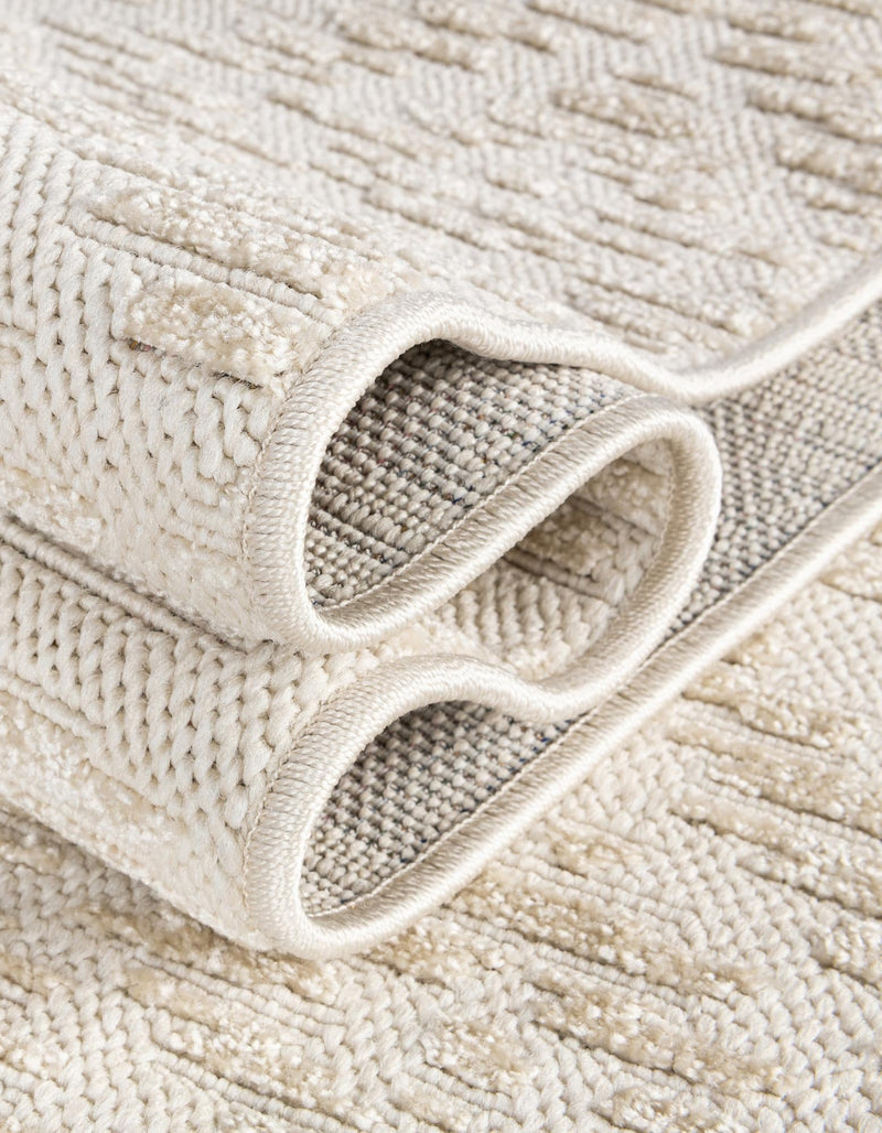 Catalina Cove Outdoor Collection Area Rug - Coronado Rectangle Beige and Ivory lifestyle 39