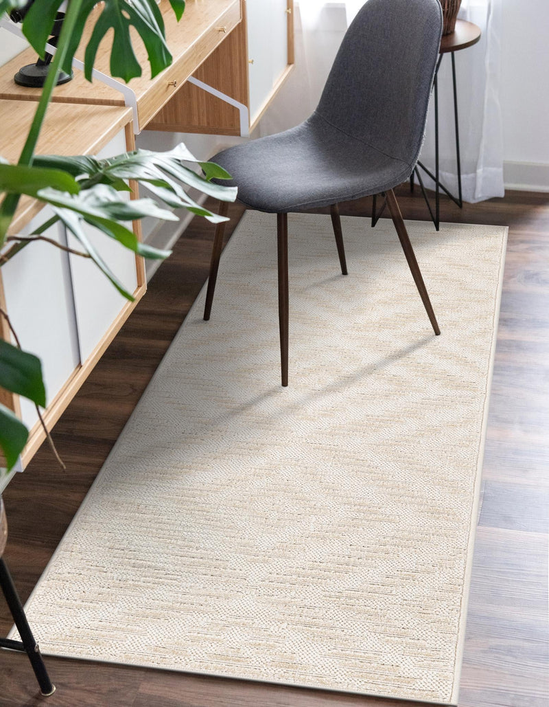 Catalina Cove Outdoor Collection Area Rug - Coronado Runner Beige and Ivory lifestyle 64