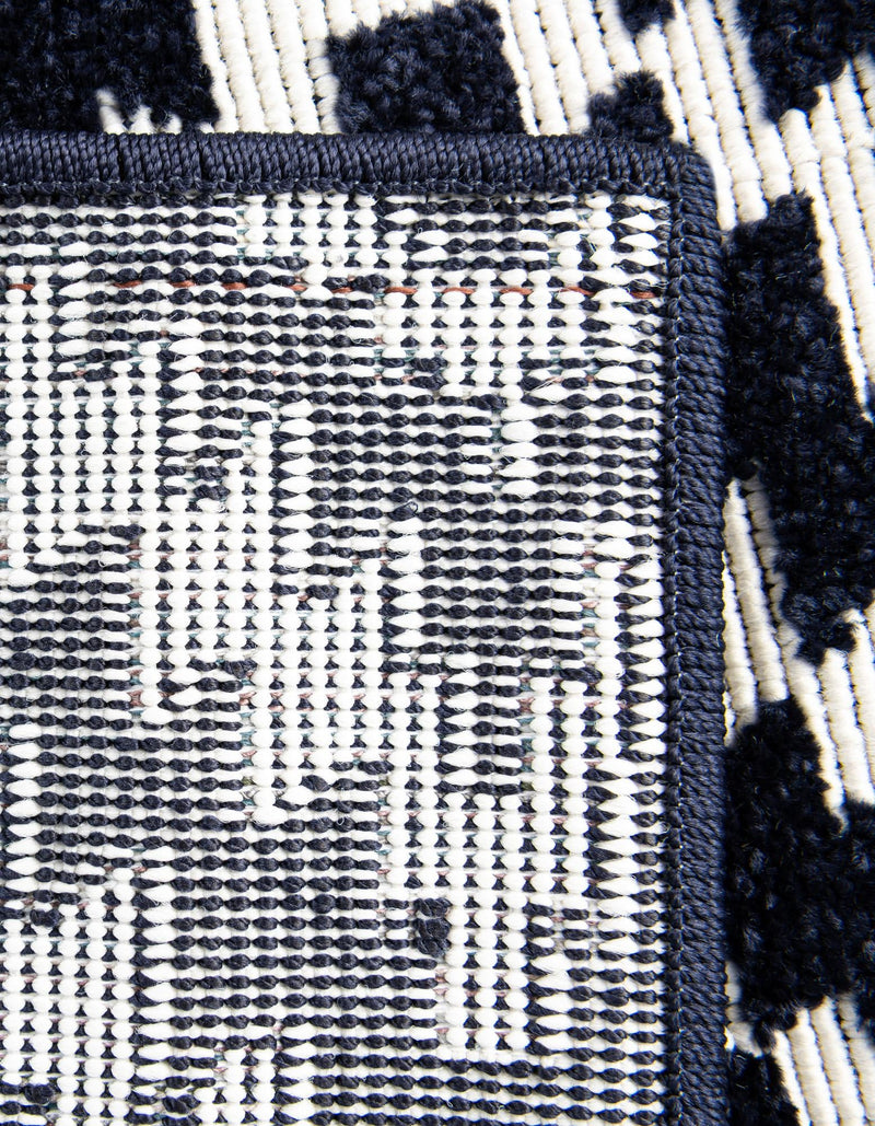 Catalina Cove Outdoor Collection Area Rug - Coronado Rectangle Navy Blue lifestyle 32