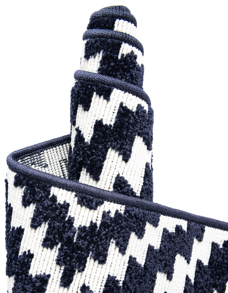 Catalina Cove Outdoor Collection Area Rug - Coronado Rectangle Navy Blue lifestyle 36
