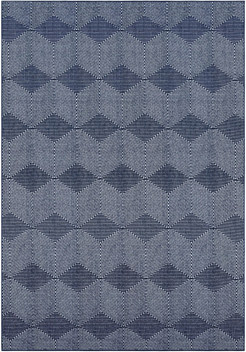 Catalina Cove Outdoor Collection Area Rug - Hermosa Rectangle Navy Blue Main