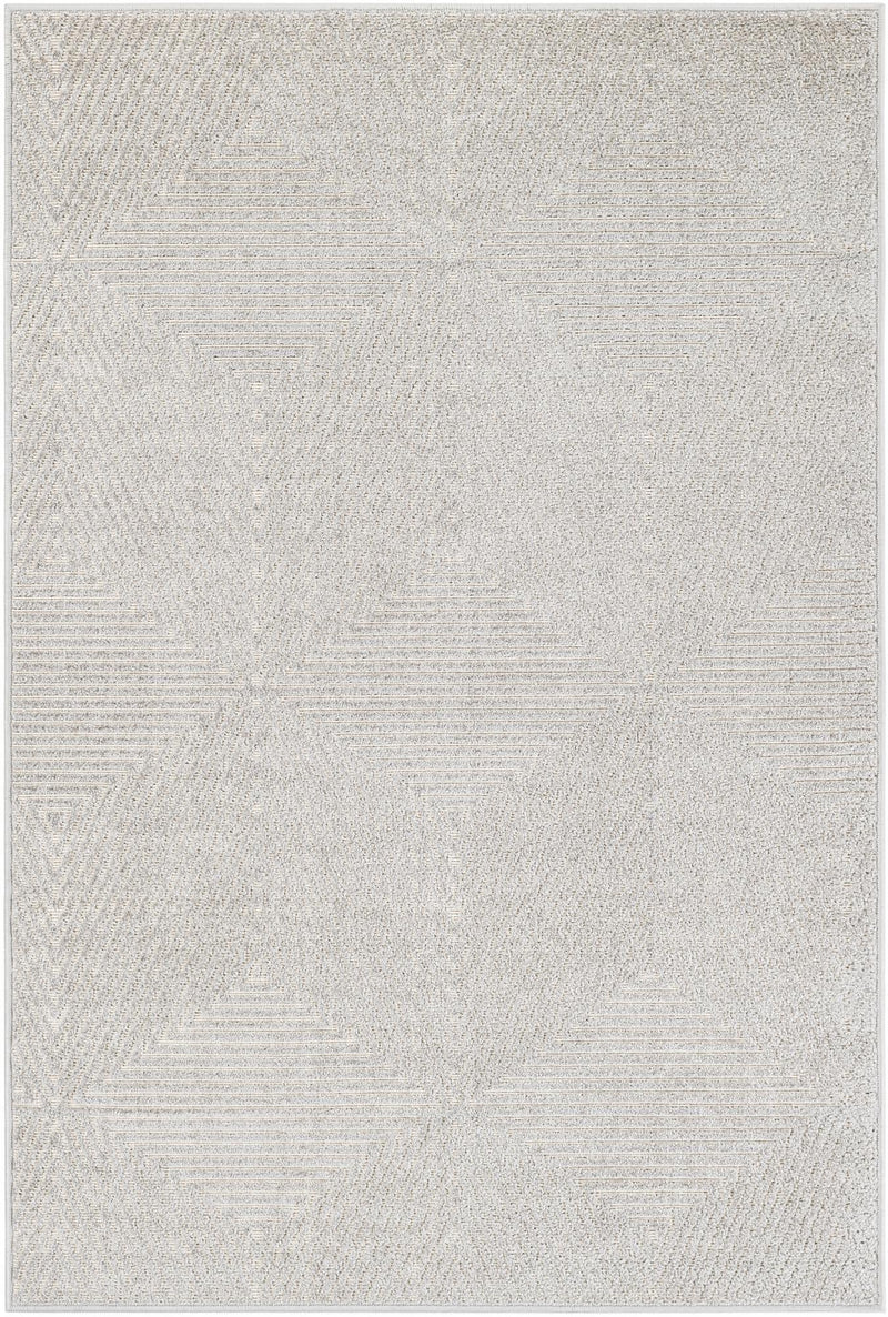 Catalina Cove Outdoor Collection Area Rug - Hermosa Rectangle Gray lifestyle 2