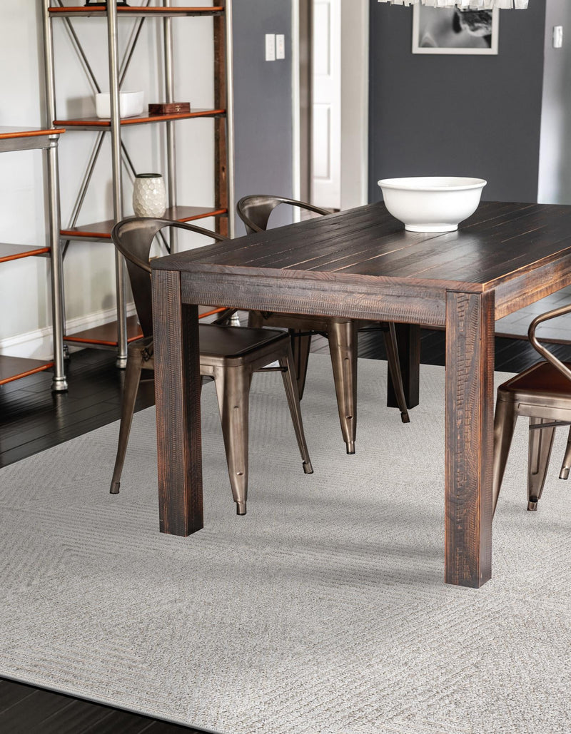 Catalina Cove Outdoor Collection Area Rug - Hermosa Rectangle Gray lifestyle 6