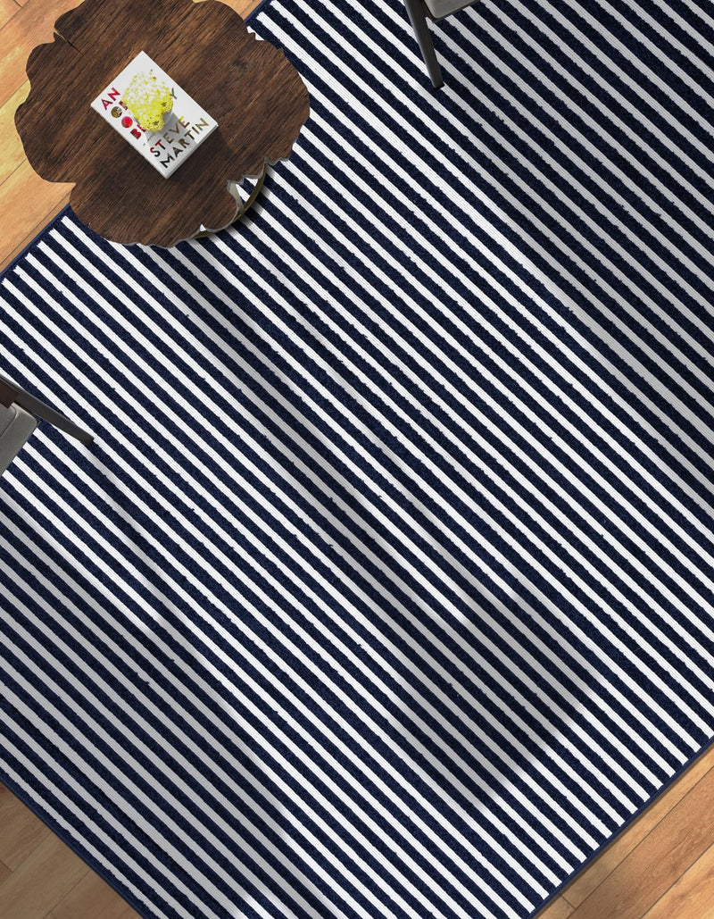 Catalina Cove Outdoor Collection Area Rug - Zuma Rectangle Navy Blue lifestyle 43