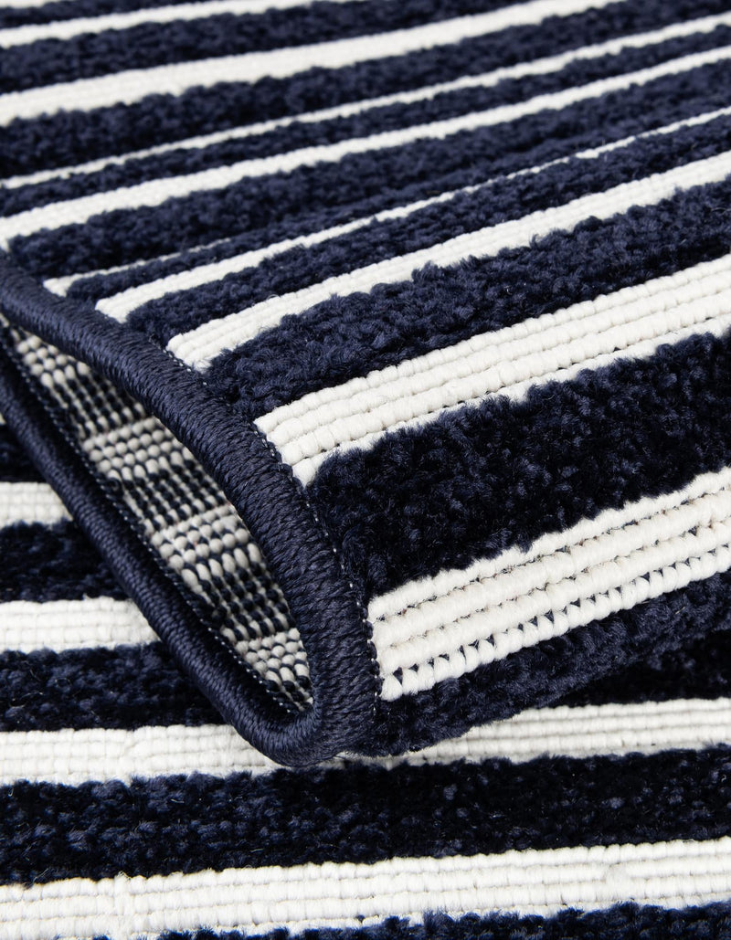 Catalina Cove Outdoor Collection Area Rug - Zuma Rectangle Navy Blue lifestyle 51