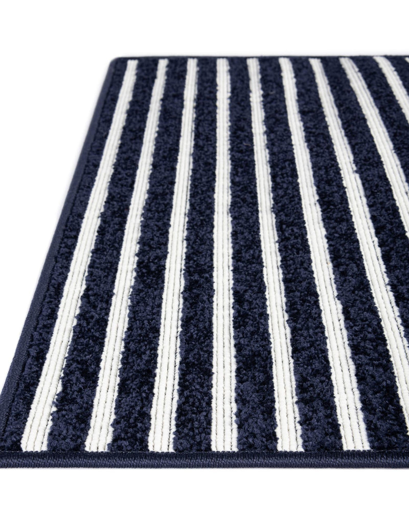 Catalina Cove Outdoor Collection Area Rug - Zuma Rectangle Navy Blue lifestyle 55