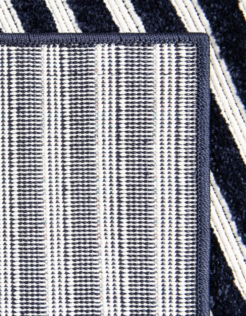 Catalina Cove Outdoor Collection Area Rug - Zuma Rectangle Navy Blue lifestyle 63
