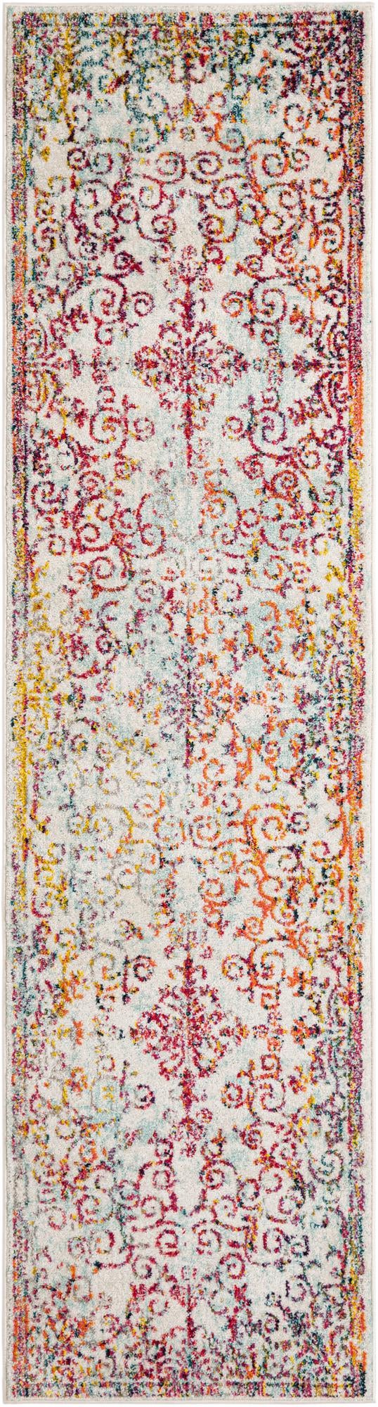 Brighton Terrace Collection Area Rug - Saltdean Runner Ivory lifestyle 45