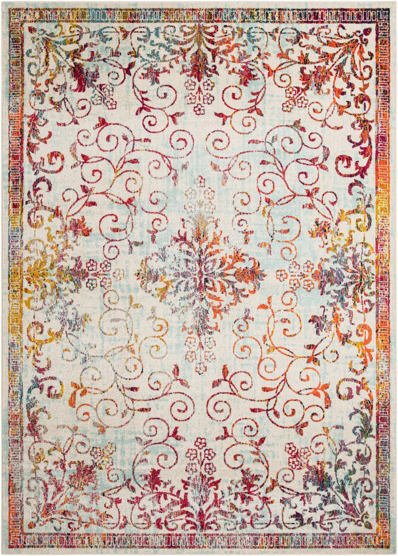 Brighton Terrace Collection Area Rug - Saltdean Rectangle Ivory lifestyle 2