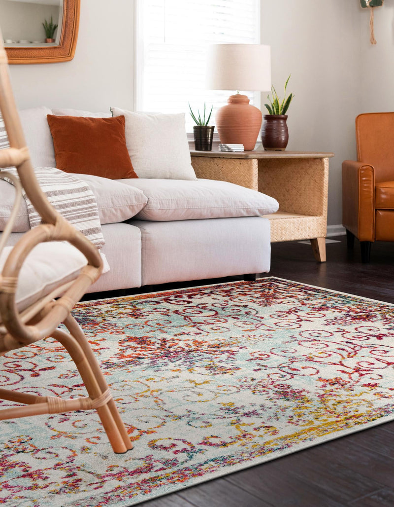 Brighton Terrace Collection Area Rug - Saltdean Rectangle Ivory lifestyle 8