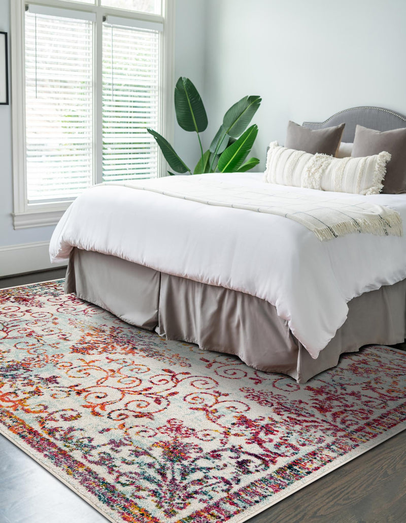 Brighton Terrace Collection Area Rug - Saltdean Rectangle Ivory lifestyle 18