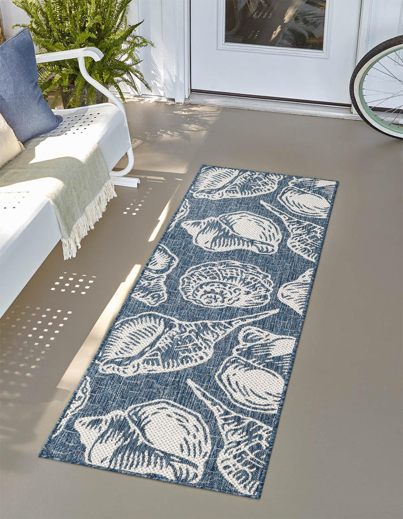 Seaside Haven Rugs Collection Area Rug - Lighthouse (Navy Blue and Ivory) Runner Navy Blue and Ivory lifestyle 7