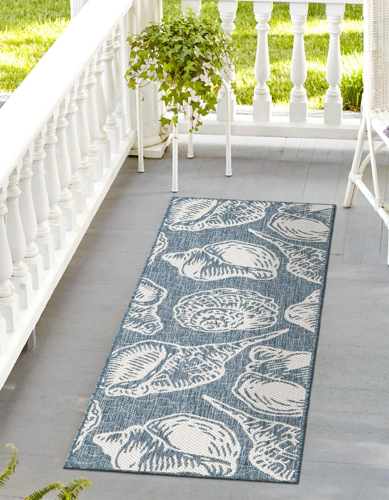 Seaside Haven Rugs Collection Area Rug - Lighthouse (Navy Blue and Ivory) Runner Navy Blue and Ivory lifestyle 8