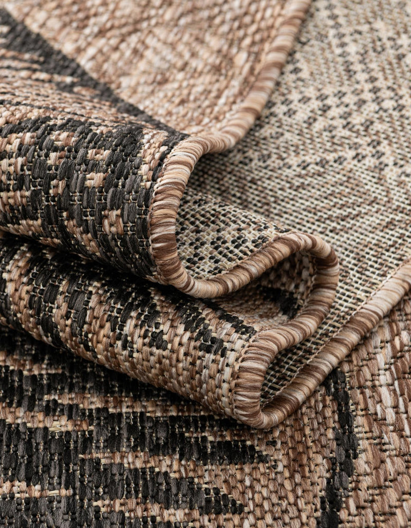 Seaside Haven Rugs Collection Area Rug - Lighthouse (Brown and Black) Round Brown and Black lifestyle 21