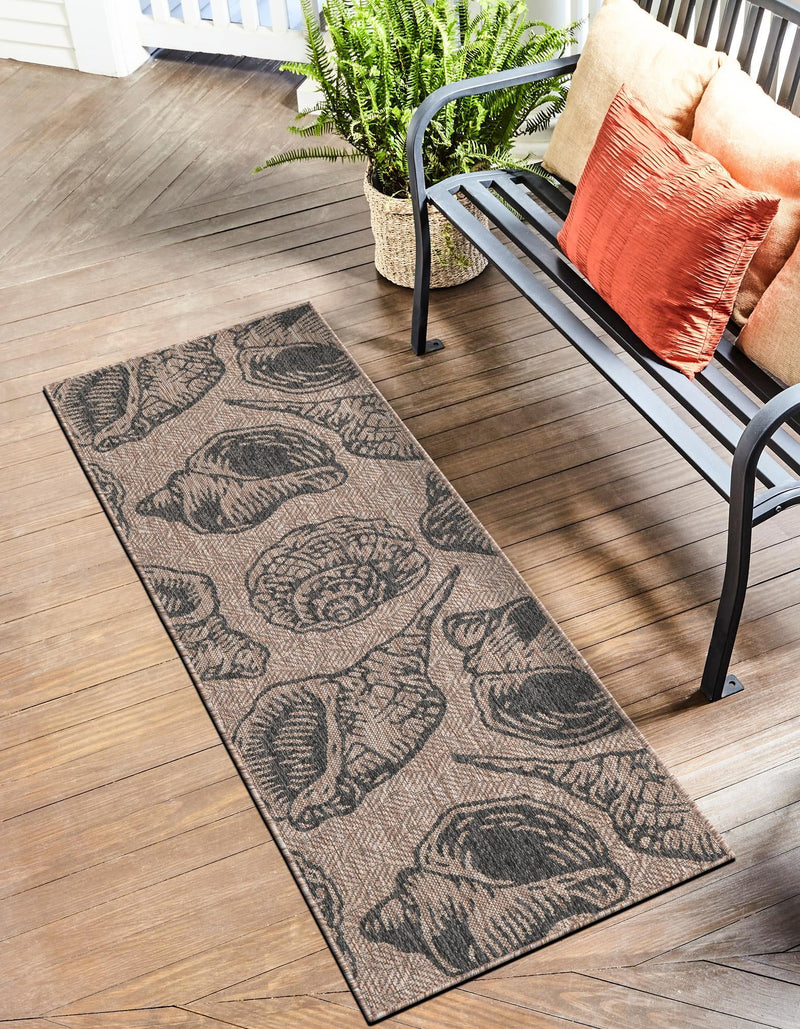 Seaside Haven Rugs Collection Area Rug - Lighthouse (Brown and Black) Runner Brown and Black lifestyle 5