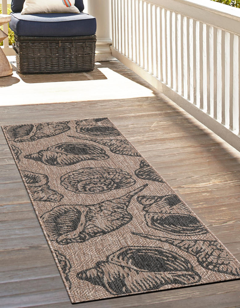 Seaside Haven Rugs Collection Area Rug - Lighthouse (Brown and Black) Runner Brown and Black lifestyle 7