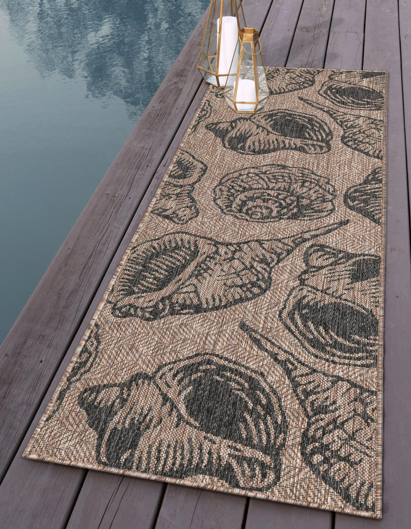 Seaside Haven Rugs Collection Area Rug - Lighthouse (Brown and Black) Runner Brown and Black lifestyle 9