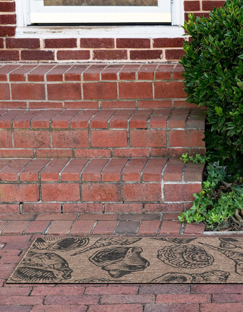 Seaside Haven Rugs Collection Area Rug - Lighthouse (Brown and Black) Runner Brown and Black lifestyle 11