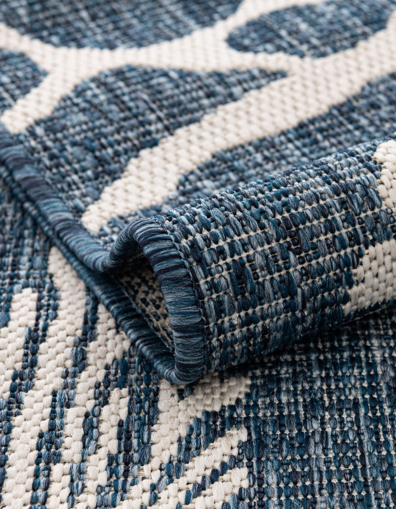 Seaside Haven Rugs Collection Area Rug - Wavecrest Runner Navy Blue lifestyle 12