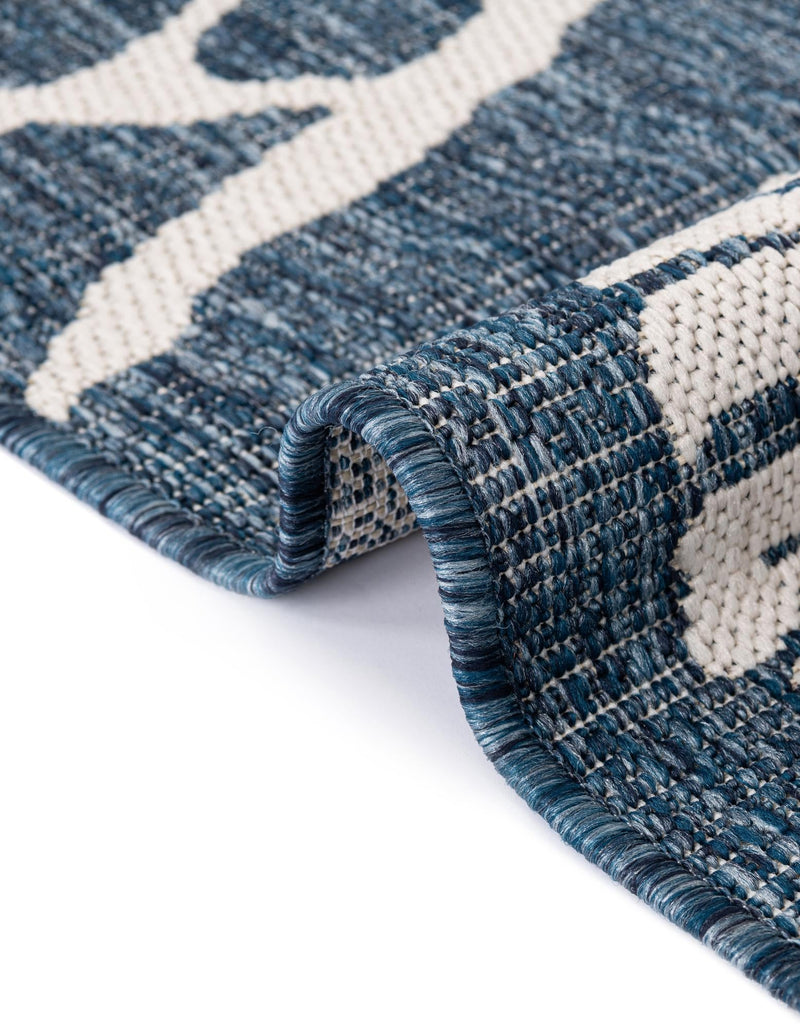 Seaside Haven Rugs Collection Area Rug - Wavecrest Runner Navy Blue lifestyle 16