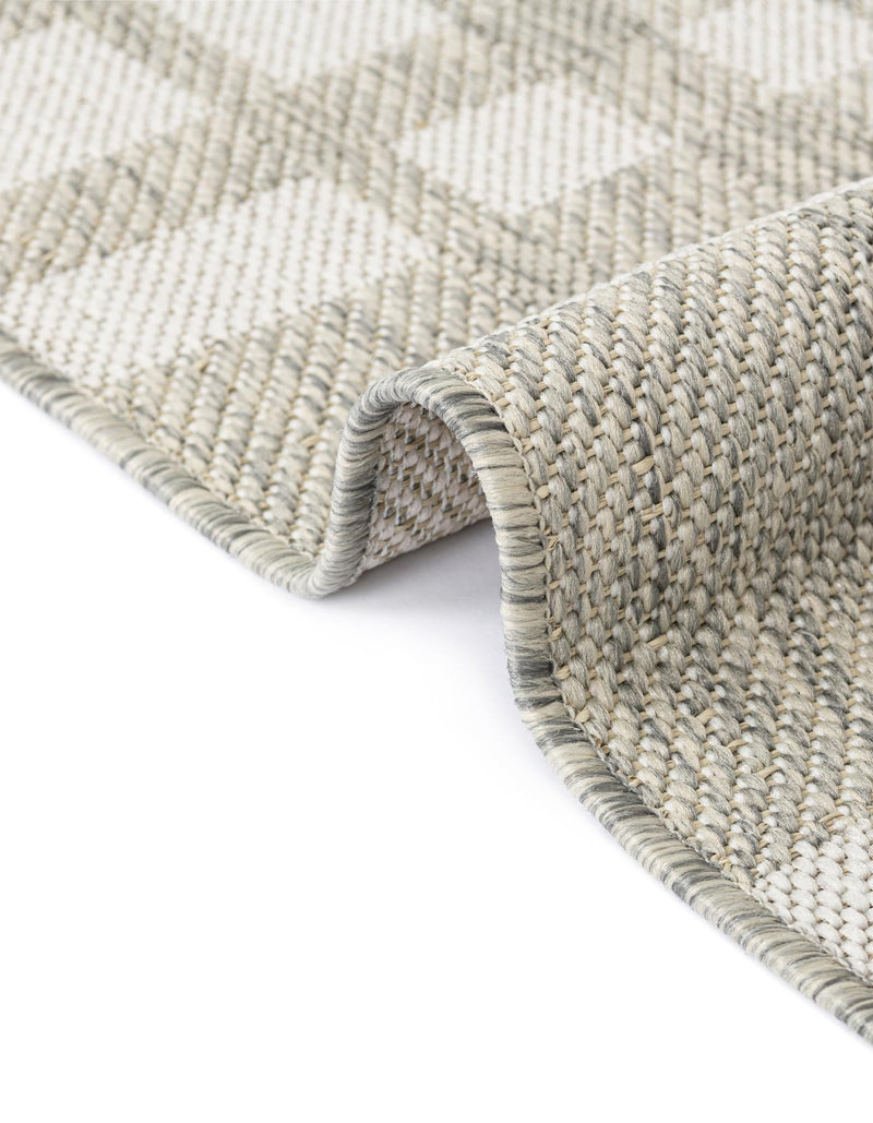 Patio Plaid Collection Area Rug - Terrace Square Gray lifestyle 23