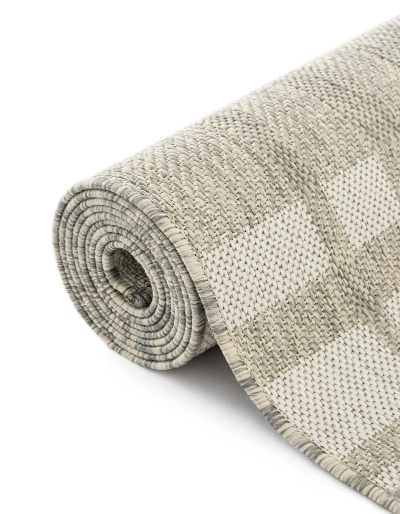 Patio Plaid Collection Area Rug - Terrace Square Gray lifestyle 25