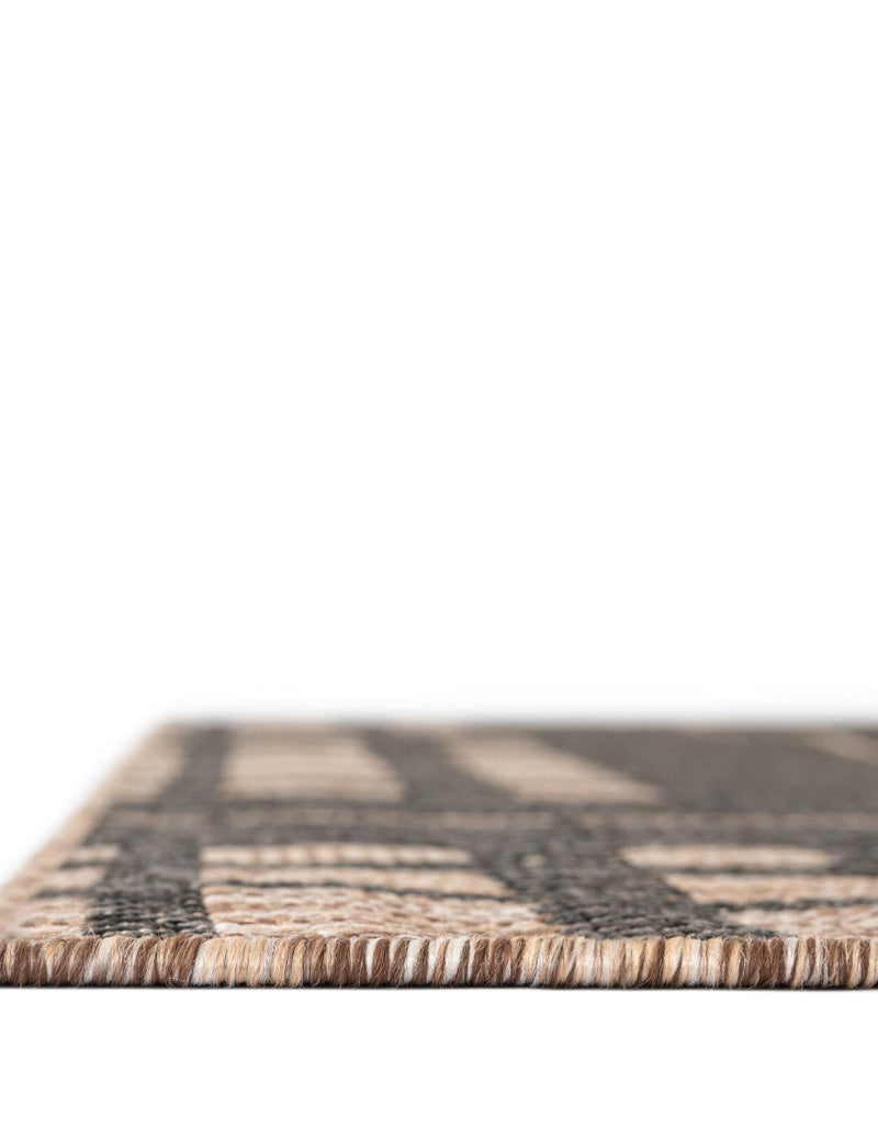 Patio Plaid Collection Area Rug - Terrace Rectangle Black and Brown lifestyle 69