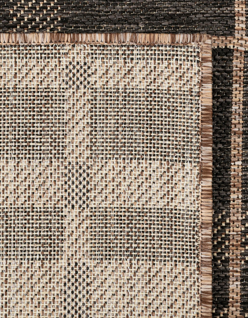 Patio Plaid Collection Area Rug - Terrace Rectangle Black and Brown lifestyle 74