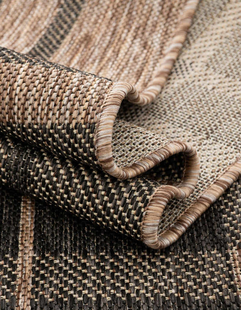 Patio Plaid Collection Area Rug - Terrace Rectangle Black and Brown lifestyle 82