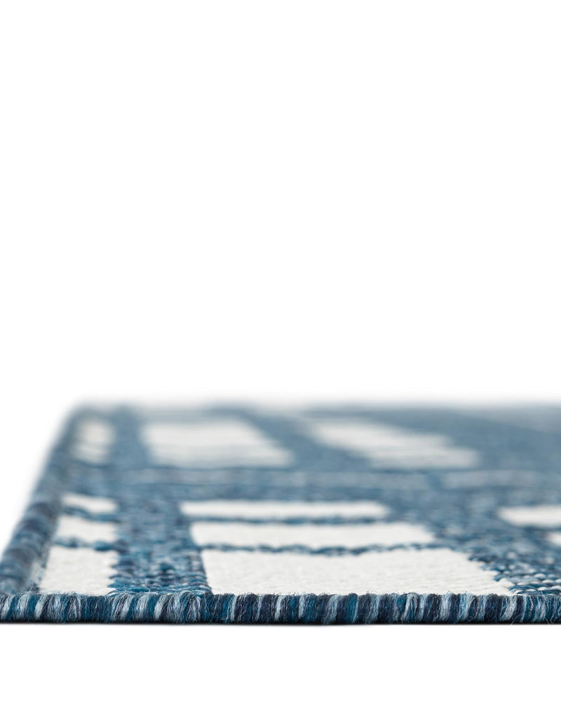 Patio Plaid Collection Area Rug - Terrace Rectangle Blue lifestyle 13