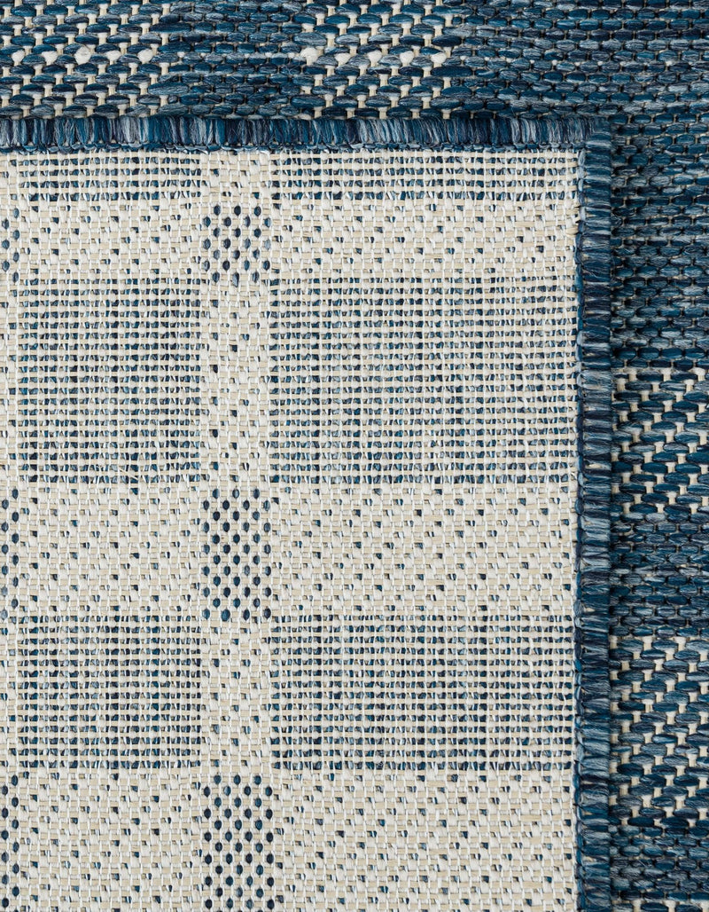 Patio Plaid Collection Area Rug - Terrace Rectangle Blue lifestyle 15