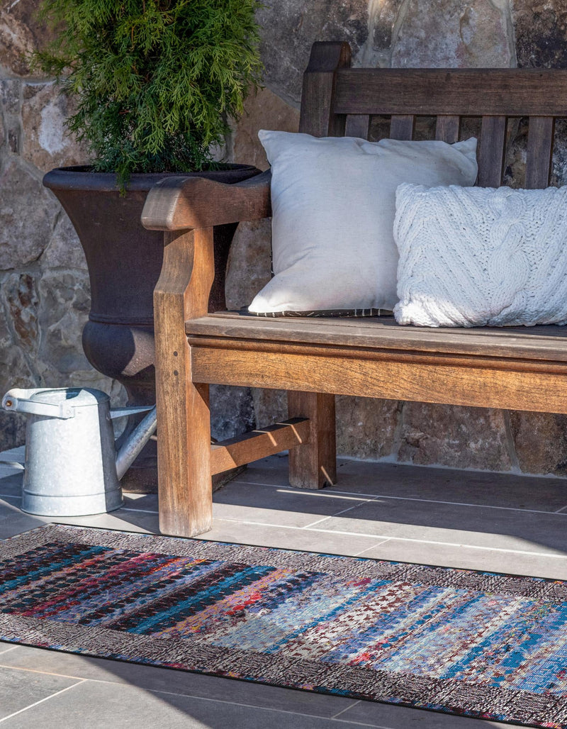 Urban Terrace Collection Area Rug - Oasis Runner Multi lifestyle 49
